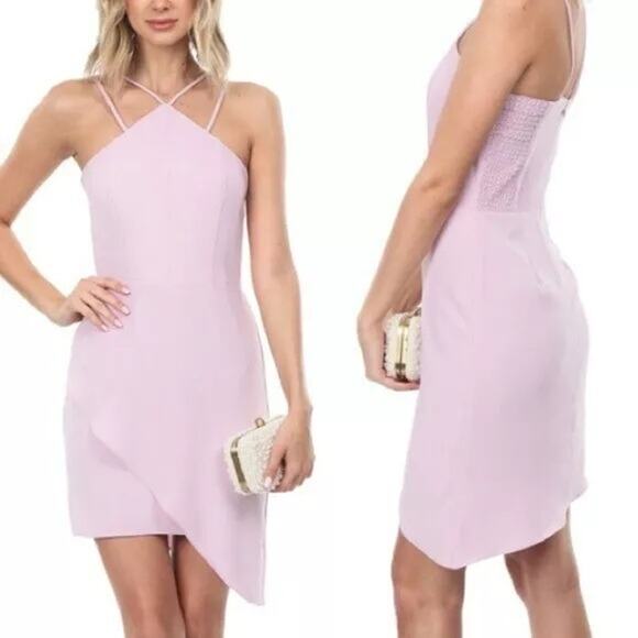 AMANDA UPRICHARD x Revolve Odean Dress in Rose Quartz Cocktail Party Size M NWOT - Picture 8 of 9